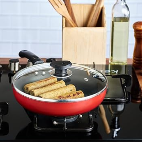 Fry Pan With Glass 