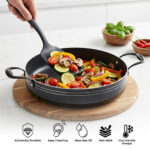 Fry Pan With Glass Lid 3mm