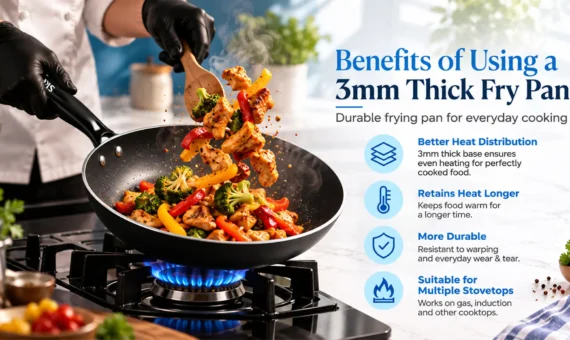 3mm thick fry pan