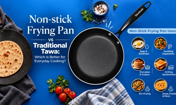 non stick frying pan vs tawa