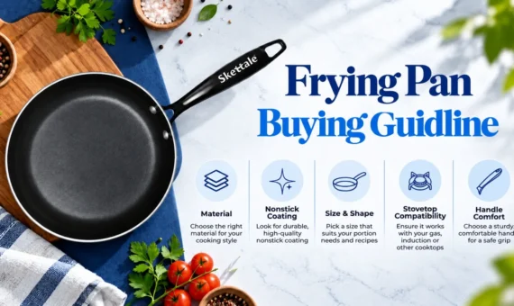 frying pan with glass lid